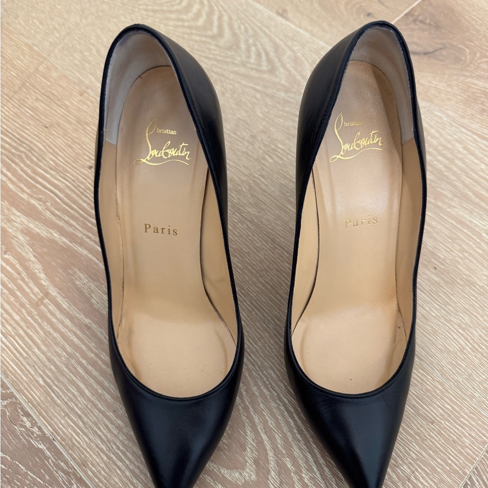 Christian Louboutin Black Pigalle 100 Heels